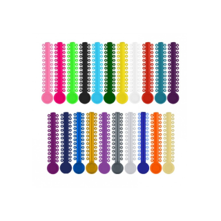 Ligatury elastyczne Ortho Technology - opakowanie: 42 sztuki.